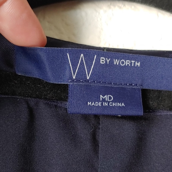 NWT Navy Wrap Floral Vintage Western Style Dress - Picture 5 of 11